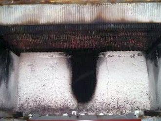 przegląd pieca De Dietrich - zasklepiony sadzą wymiennik ciepła